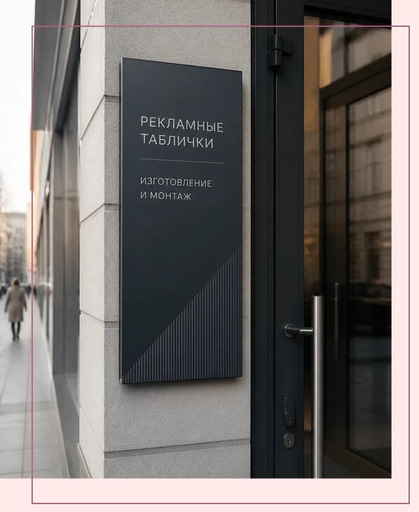 Рекламные таблички в Кунгуре по цене от 4615 р. | Аванза-Кнг
