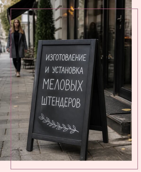 Меловые штендеры в Кунгуре по цене от 6666 р. | Аванза-Кнг